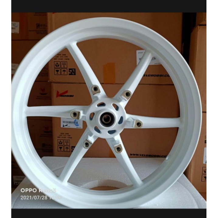 Velg vrossi ninja 2tak 250/350 ring 17 tapak lebar depam belakang lubang 6
