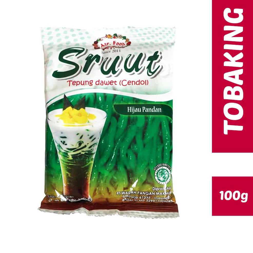 

ㅌ Tepung Dawet Cendol Sruut Mr. Food 100gr Pandan Hijau ず