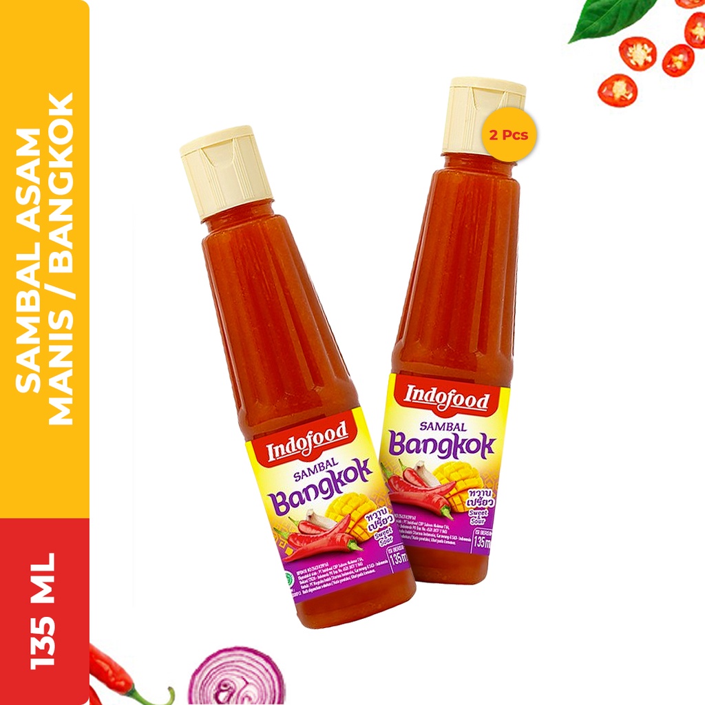 

2 PCS - Sambal Indofood Bangkok 135 ml