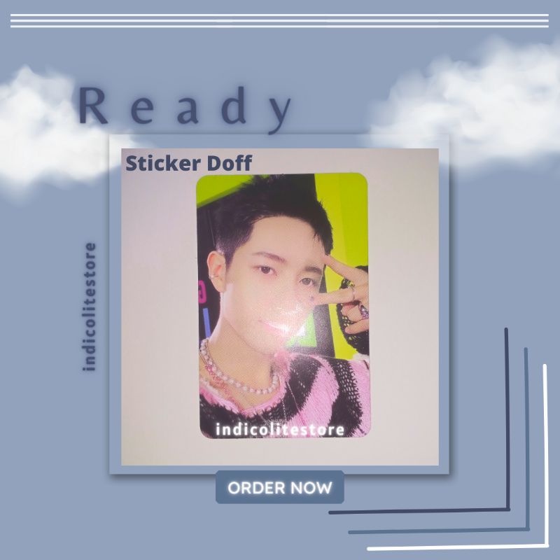 PHOTOCARD RENJUN GAME CARD STICKER DOFF GLITCH MODE