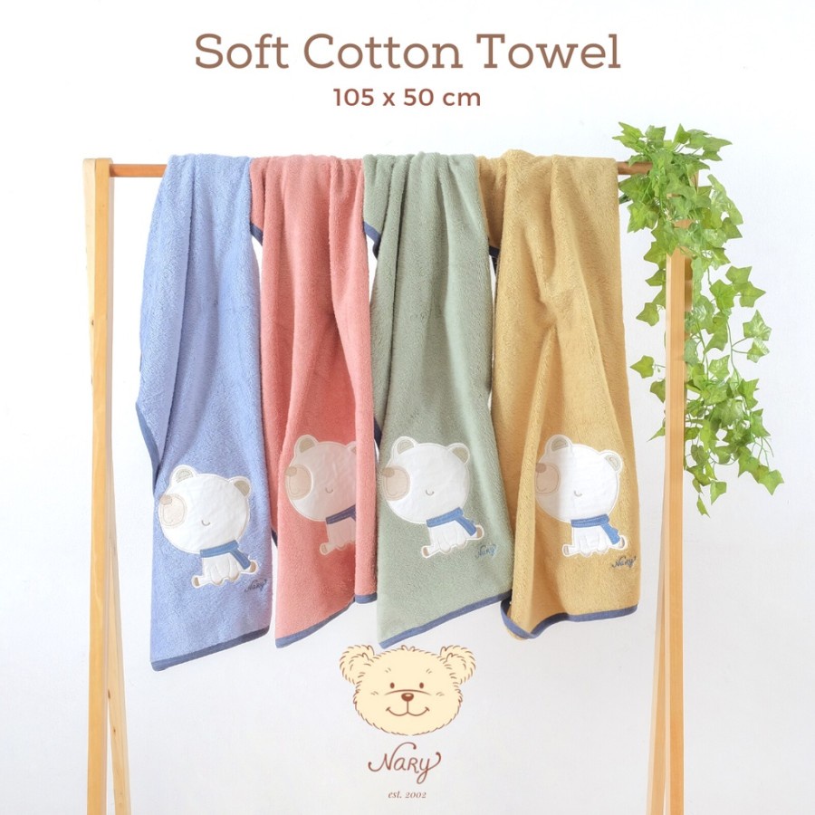 Nary Baby Soft Cotton Towel Handuk Bayi 105cm x 50cm