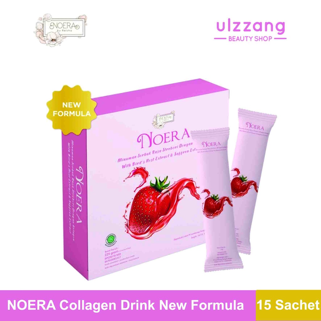 

NOERA Collagen Drink Minuman Collagen Premium Mencerahkan Dari Dalam Minuman Pemutih Badan