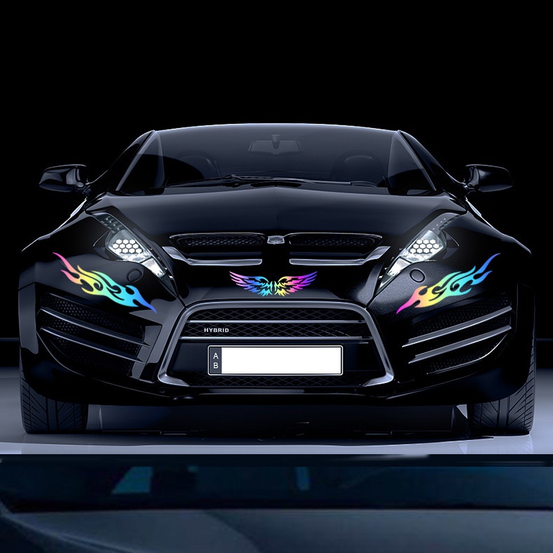 Vinyl decals Untuk Mobil Dan Motor Laser Reflektif decals Spion Belakang decals Body decals