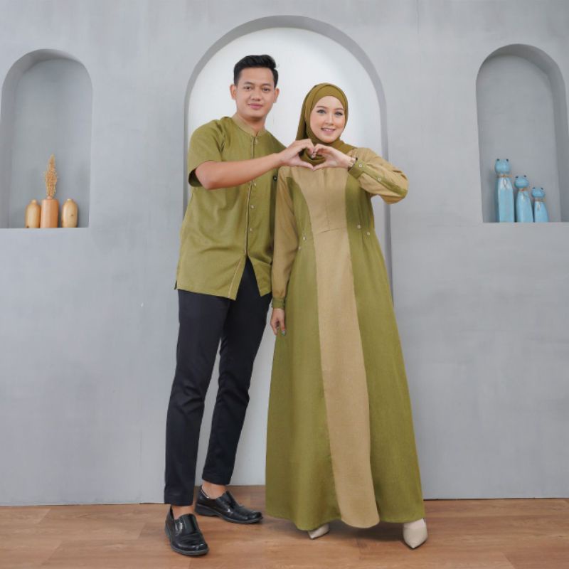 GAMIS KONDANGAN COUPLE YANA ZEIN ORIGINAL SILMI FASHION DRESS BAJU BUSANA MUSLIM WANITA DEWASA BUSUI