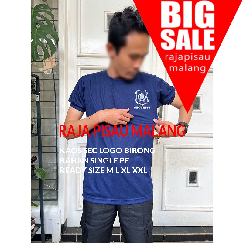 RPM Termurah Kaos Kombinasi Security Leher Pendek I Kaos Satpam