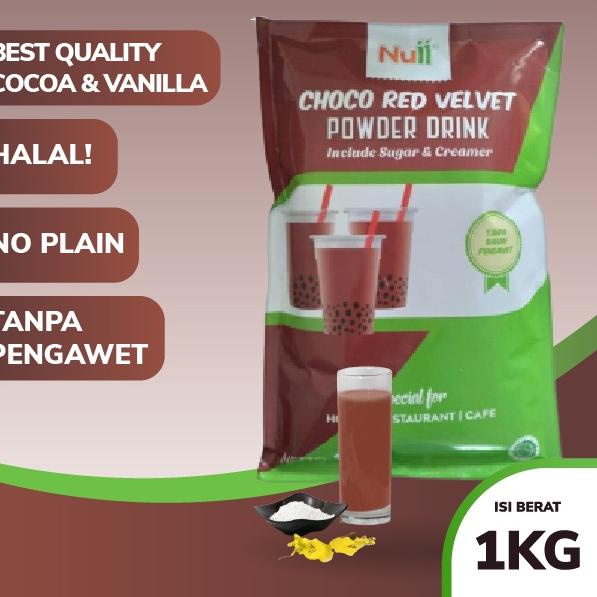 

Diskon✔️Nuii Choco Red Velvet 1kg / Bubuk Minuman Premium / Powder Drink|RA3