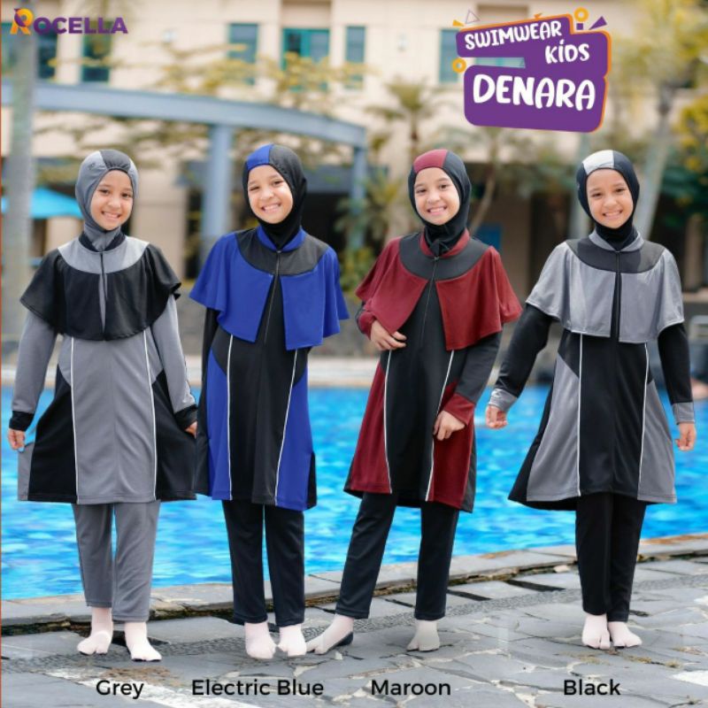 ROCELLA / ROCELLA SWIMWEAR / SWIMWEAR KIDS DENARA / BAJU RENANG ANAK