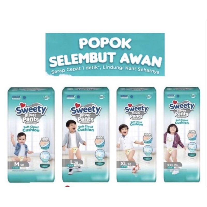 Pampers sweety silver