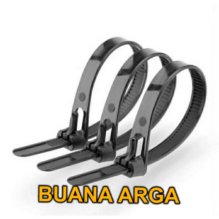 

STOK TERBATAS Kabel Ties Buka Pasang Releasable Cable Tie RCT 150 x 7.2mm EWIG Code 1833