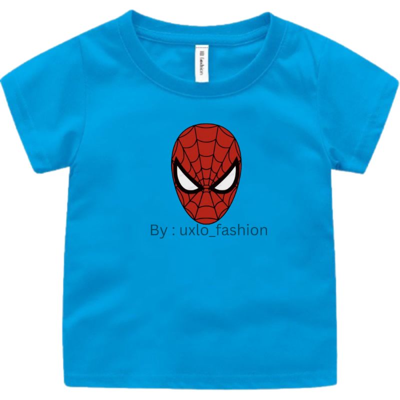 BAJU KAOS OBLONG ANAK LAKI COWOK MURAH MOTIF SUPERHERO SPRMAN UMUR 2 3 4 5 6 7 8 9 TAHUN UXLO FASHION