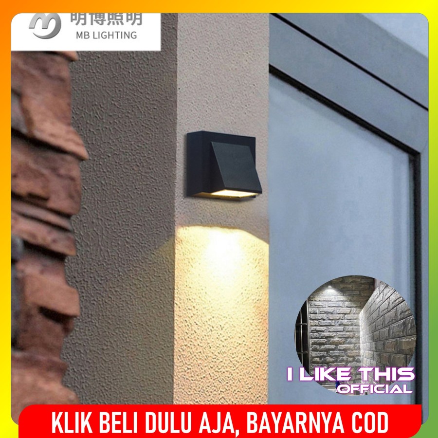 Taffled Lampu Tiang Dinding Pagar Teras Minimalis Lampu Dekorasi