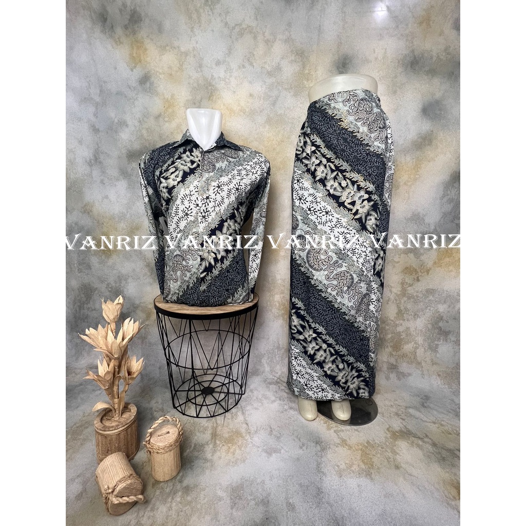 Vanriz Kebaya-Kemeja Batik Couple Rok Span