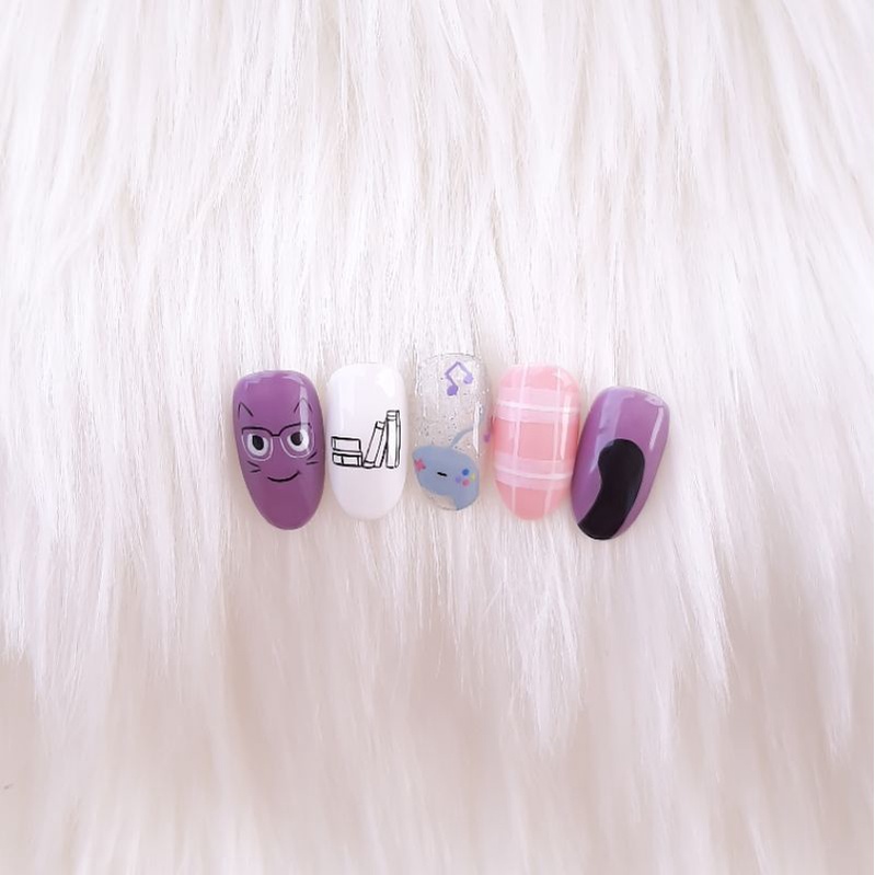 Seventeen Wonwoo Nails / Kpop Nails / Custom Fake Nails / Press-on Nails