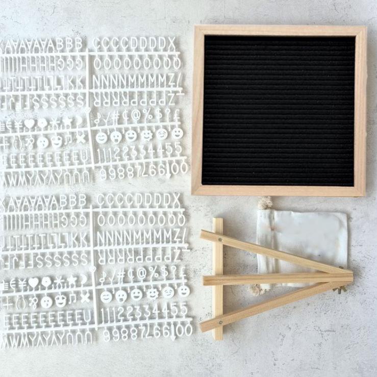 

(J-2.7㊛) Papan Nama Bayi / Felt Letter Board Set / Papan Huruf Letter Board / Letter Board / Sudah Termasuk Huruf / Papan Nama Huruf kekinian