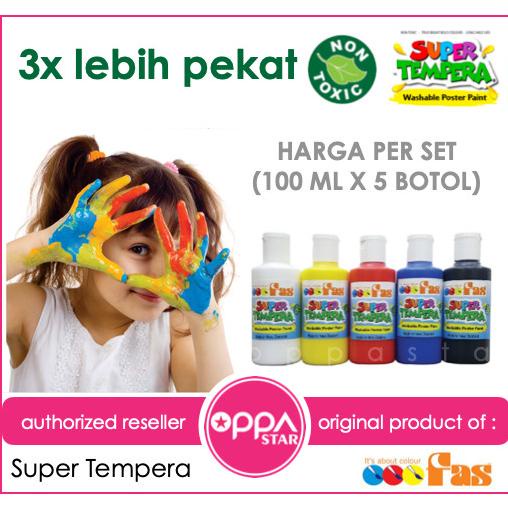 

Terlaris Fas School Paint Original 100 Ml Set 5 - Cat Air Poster Tempera