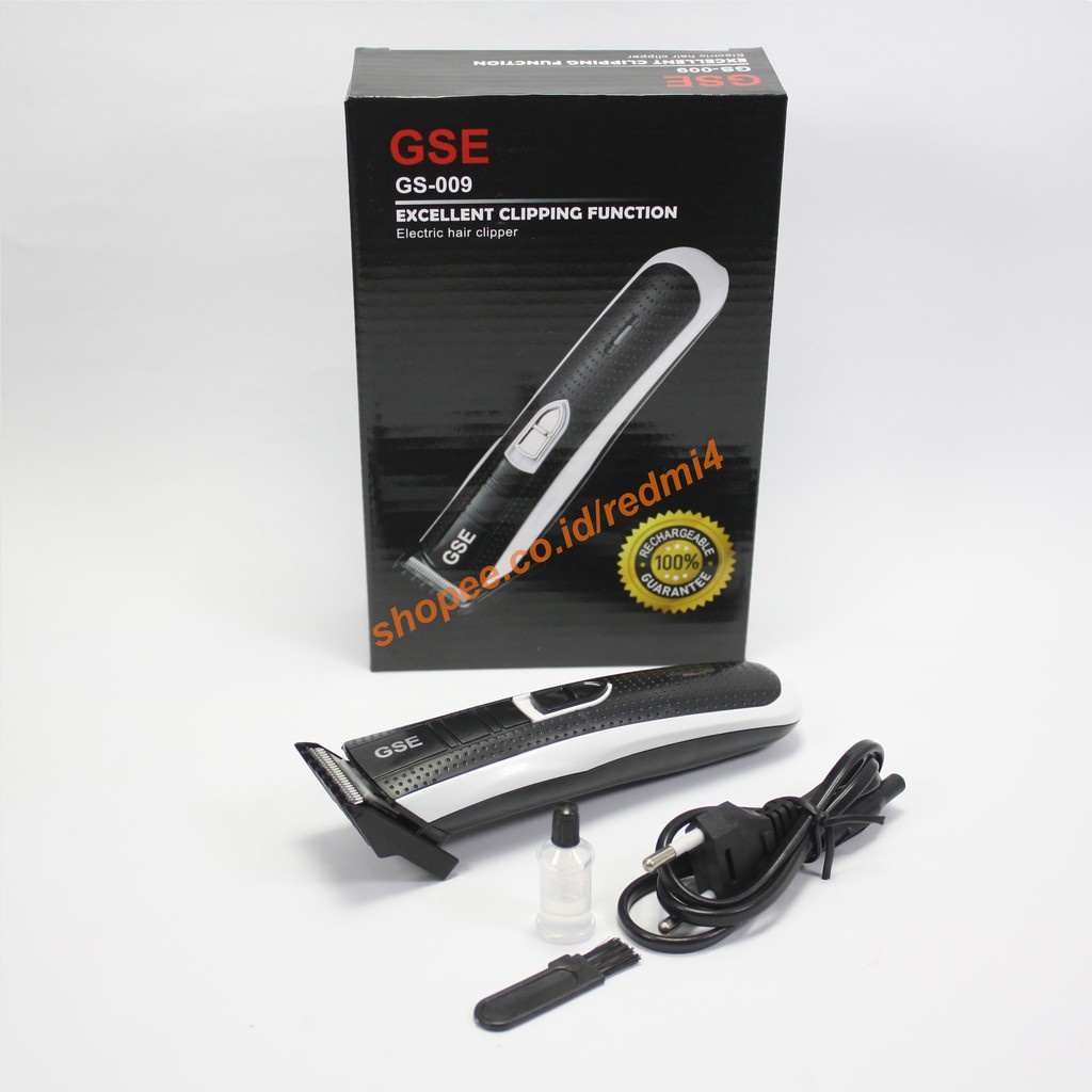 Alat Cukur Rambut Recharger Baterai hair clipper GSE GS-009 charge