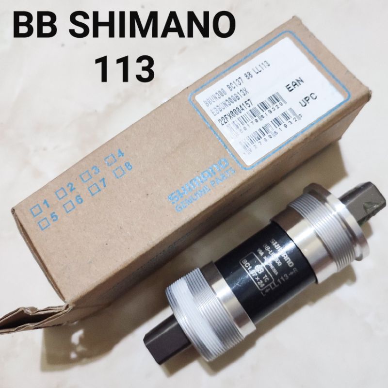 BB Shimano BB-UN300 Panjang 113 Bottom Bracket Model Kotak UN300 113mm
