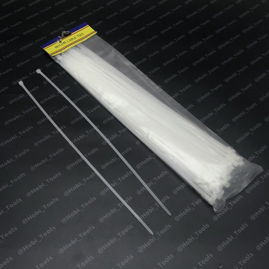 

KABEL TIES PUTIH 4.8 X 40CM - ZIP TIES 4.8 X 400 MM