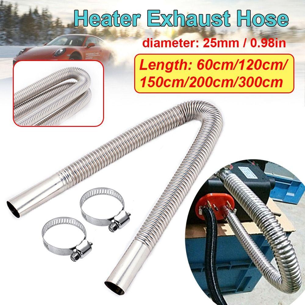 Lanfy Pipa Knalpot Tabung 1PC Konektor Pemanas Parkir Pemanas Tabung Aksesoris Stainless Steel Bagian Pemanas Air Heater Pipe