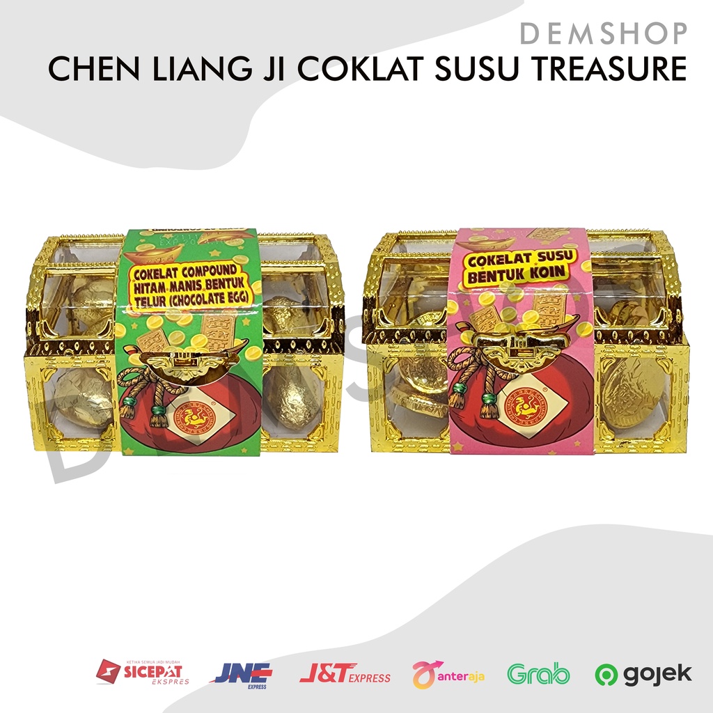 

CHEN LIANG JI CHOCOLATE COKLAT KOIN EMAS TELUR EMAS GOLD TREASURE IMLEK