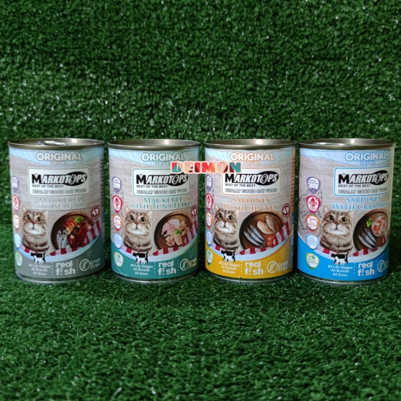 Markotops Kaleng Adult 400g Wet Food Makanan Kucing