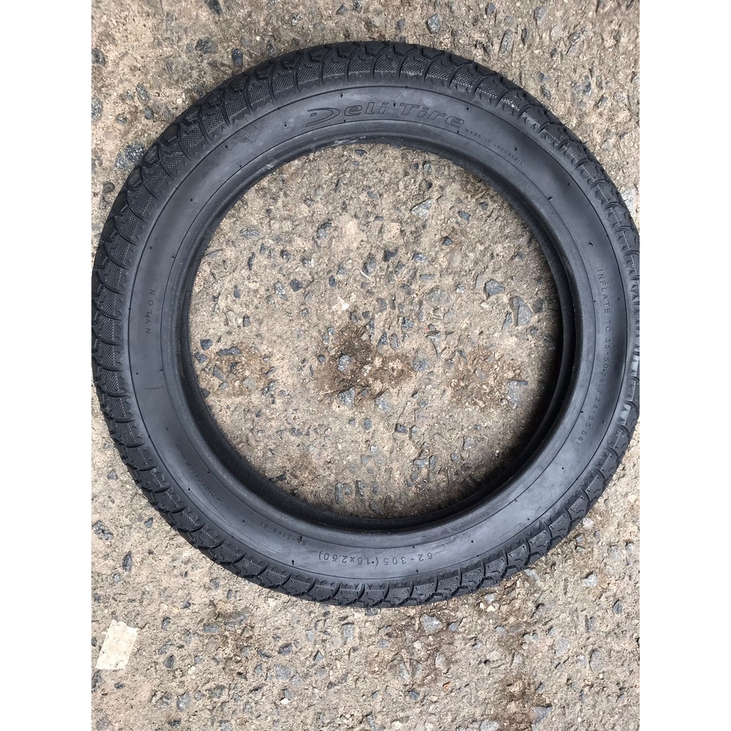 Ban Luar Sepeda 16 x 2.50 Swallow Deli Tire BMX Sepeda LISTRIK
