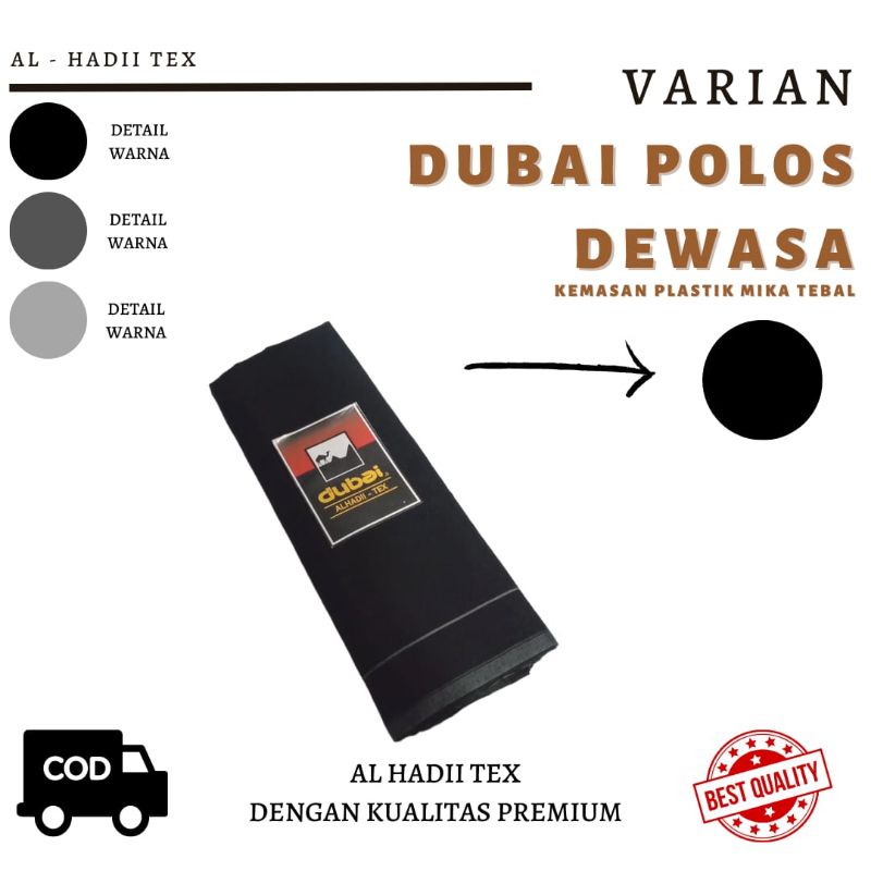 SARUNG TENUN POLOS HITAM