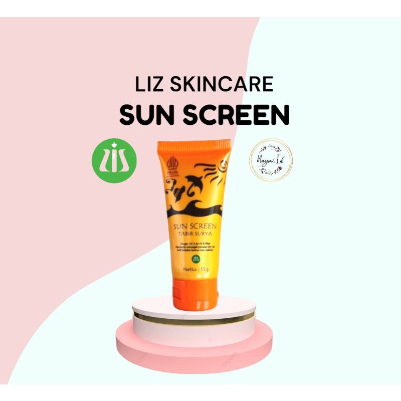 LIZ SKINCARE SUN SCREEN TABIR SURYA BY LIZ SKINCARE SUNSCREEN SPF50