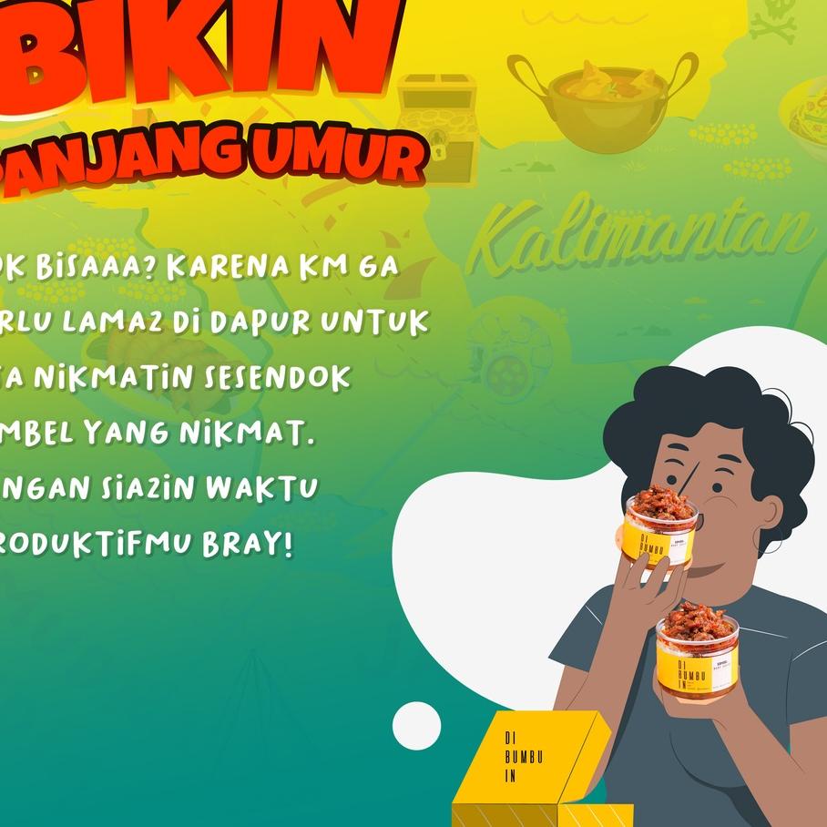 

BIG PROMO Sambal Teri Tumbuk ☭ 893