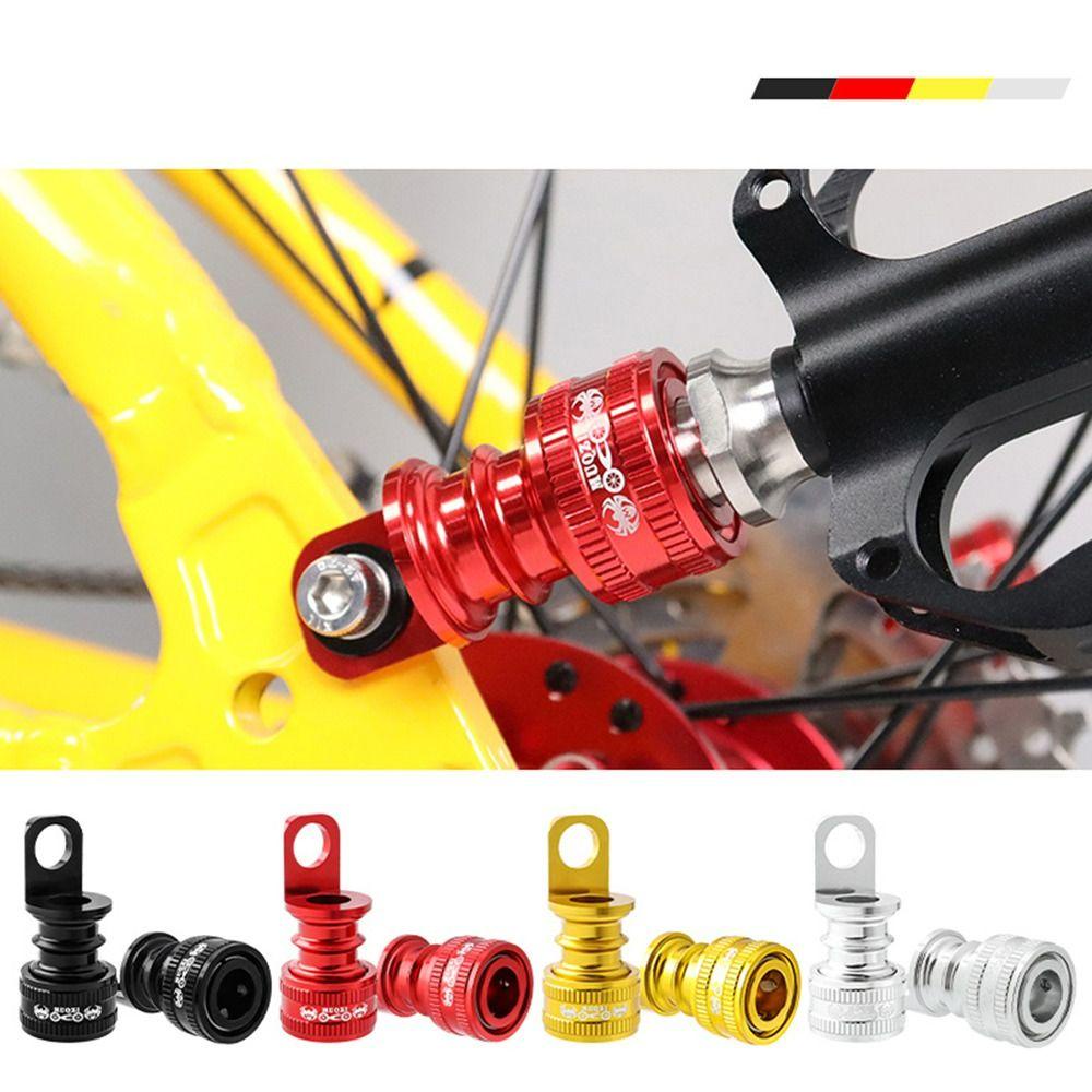 Lanfy Pedal Quick Release Gesper Aluminium Alloy Bersepeda Aksesoris Sepeda Lipat Quick Release Buckle Base Folding Bike Pedal Adapter