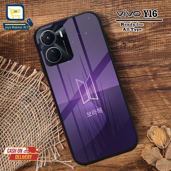 CASE CASING 2D GLOSSY BTS CASE Vivo Y16 Y12 Y15 Y17 Y19 Y33S V20SE V21 V23E 5G Y31 2020 Y15s Y21s Y5