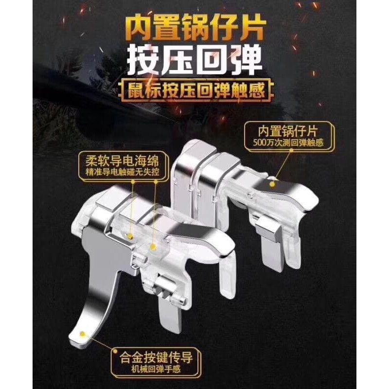 Fire Button Double L1 R1 L1R1 Console Joystick Trigger Game PUBG CoD FF KO ROS Type A8