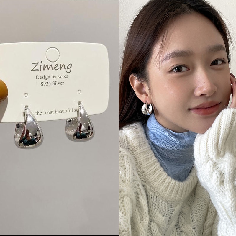 Baru Keren Bulat Mode Anting-Anting Ear Studs PIercing Ear Studs Aksesori Untuk Wanita Perempuan