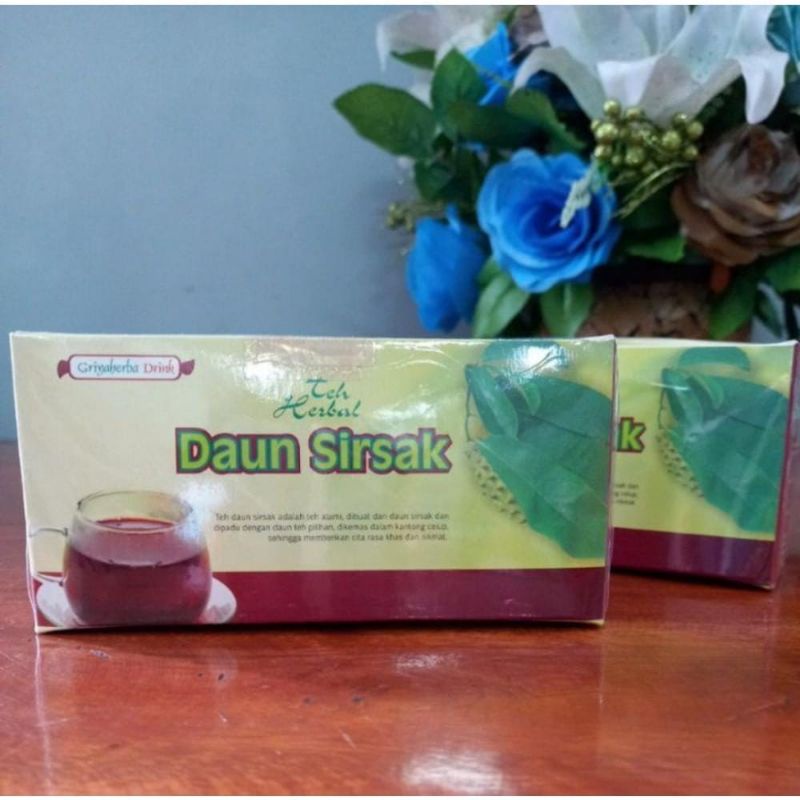 TEH CELUP DAUN SIRSAK / TEH DAUN SIRSAK HERBAL PENCEGAH KANKER