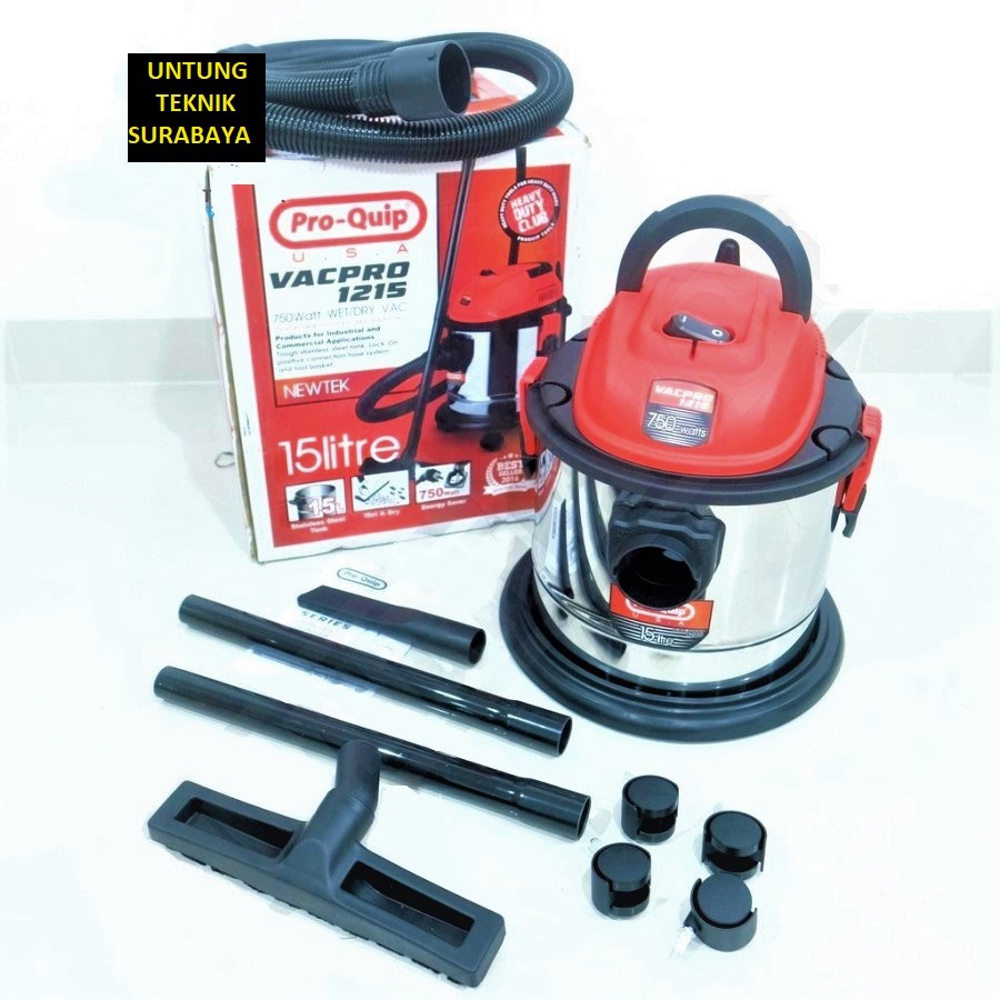 Jual PROQUIP VACPRO 1215 VACUUM CLEANER SEDOT HISAP DEBU WET DRY 15
