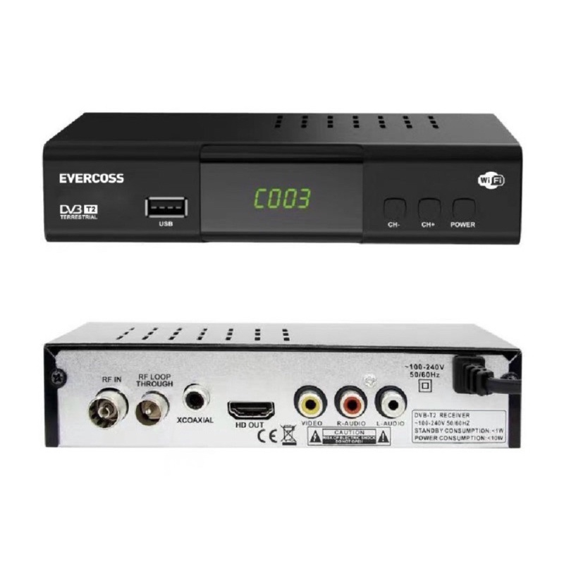 Set Top Box DVB-T2 Sogo Royal Receiver Penerima Siaran TV Digital HD STB Bisa Wifi Youtube Tiktok Digital TV