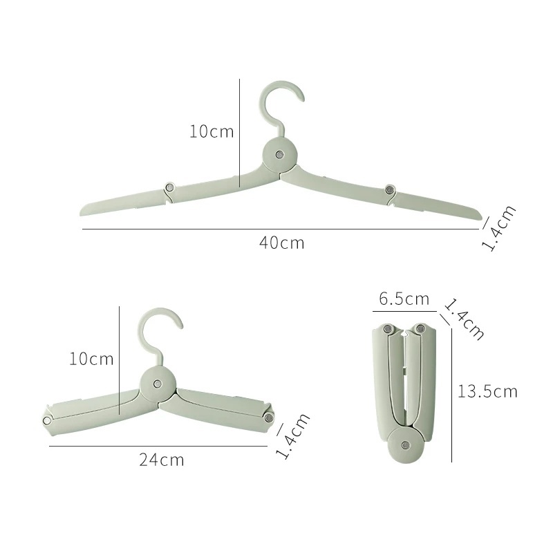 Foldable Quick-drying Hanger Portable Clothing Storage Shelf Anti-Slip Dress Kemeja Rak Gantung Tahan Angin Tempat Baju Bayi Untuk Travel Asrama Hotel