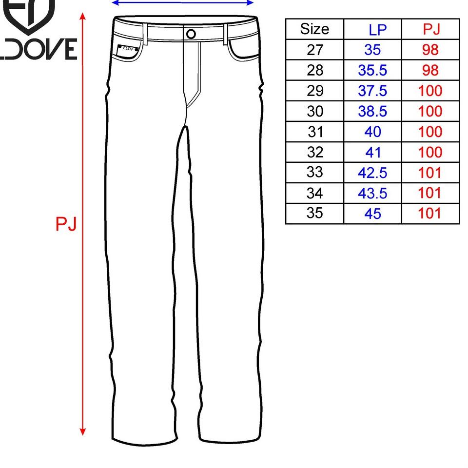 Best Seller Eldove Paket Celana Jeans + Kaos 8502