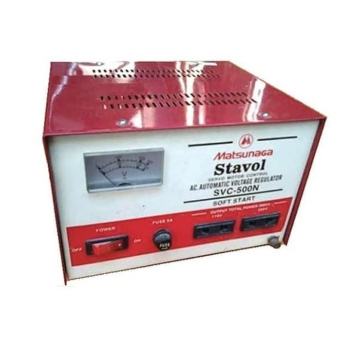 Stavolt Motor MATSUNAGA 500VA Auto Stabilizer