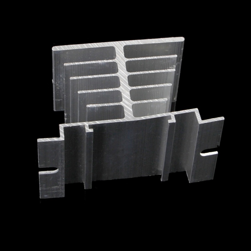 Bt 1Pc Relay Single Phase Solid State SSR Heat Sink Radiator Pembuangan Aluminium