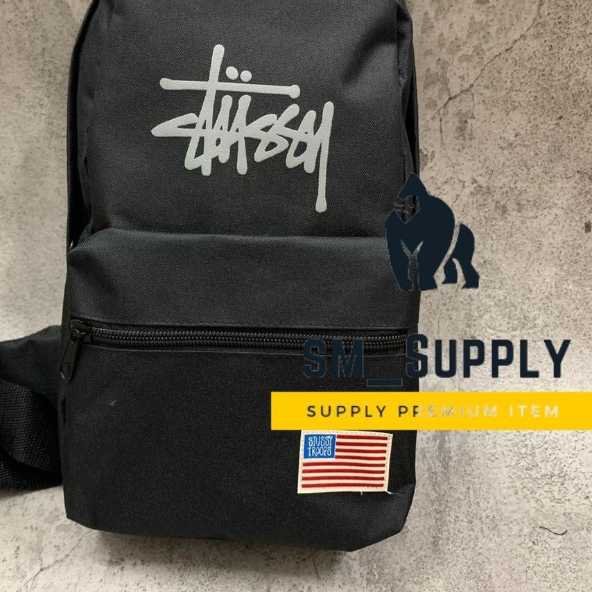 FREE ONGKIRSTUSSY TROOPS / TERMURAH / SLINGBAG / TAS BAHU STUSSY / LIKE IMPORT QUALITY|KD8