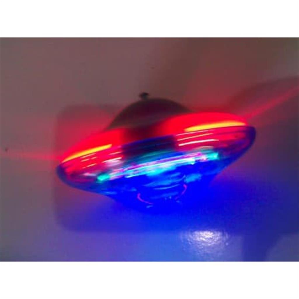 Mainan Anak Gasing Lampu/Flash Ufo Karakter Angry 201F