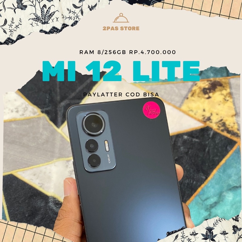 Xiaomi Mi 12Lite Ram 8/256gb Istimewa (Second)