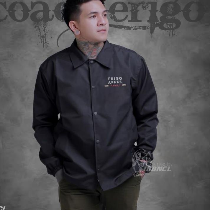 Murah Banget Jaket Coach Erigo // Jaket Pria CJ // Sweater jacket bandung // Jaket Erigo Apparell Te