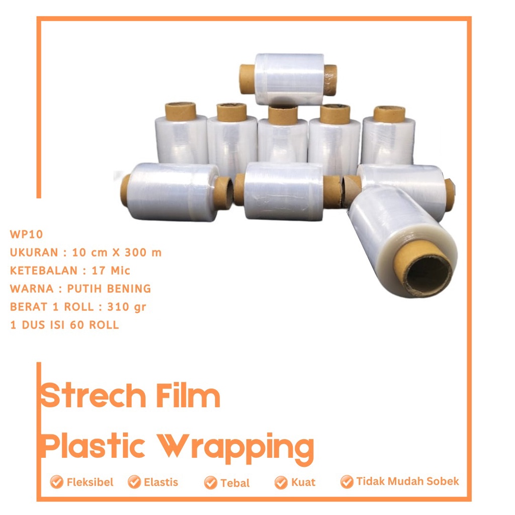 Strech Film Plastik Wrapping (WP10-1 Roll)