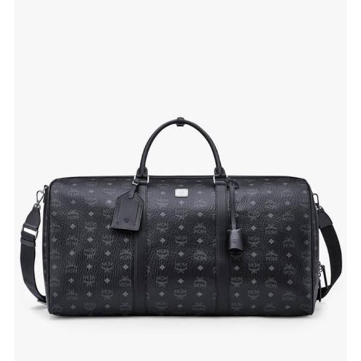 Travel bag mcm hitam