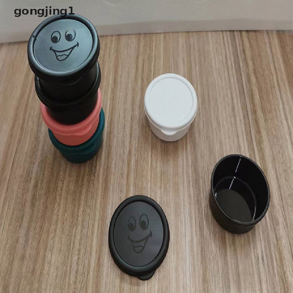 Ggg Reusable Sauce Container Cup Kotak Makan Dengan Tutup Wadah Penyimpanan Makanan Kecil ID