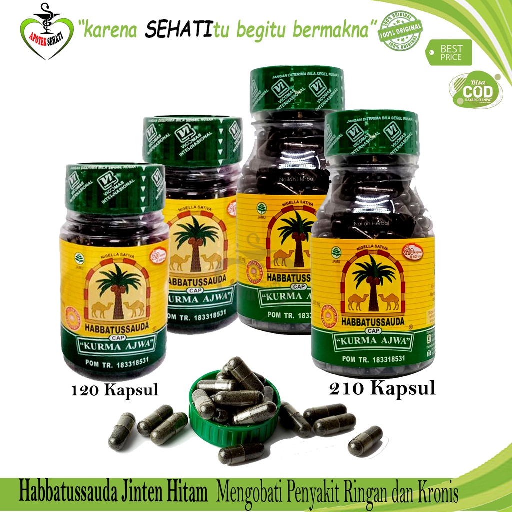 Habbatussauda Kurma Ajwa Jinten Hitam Habatusauda Serbuk Murni