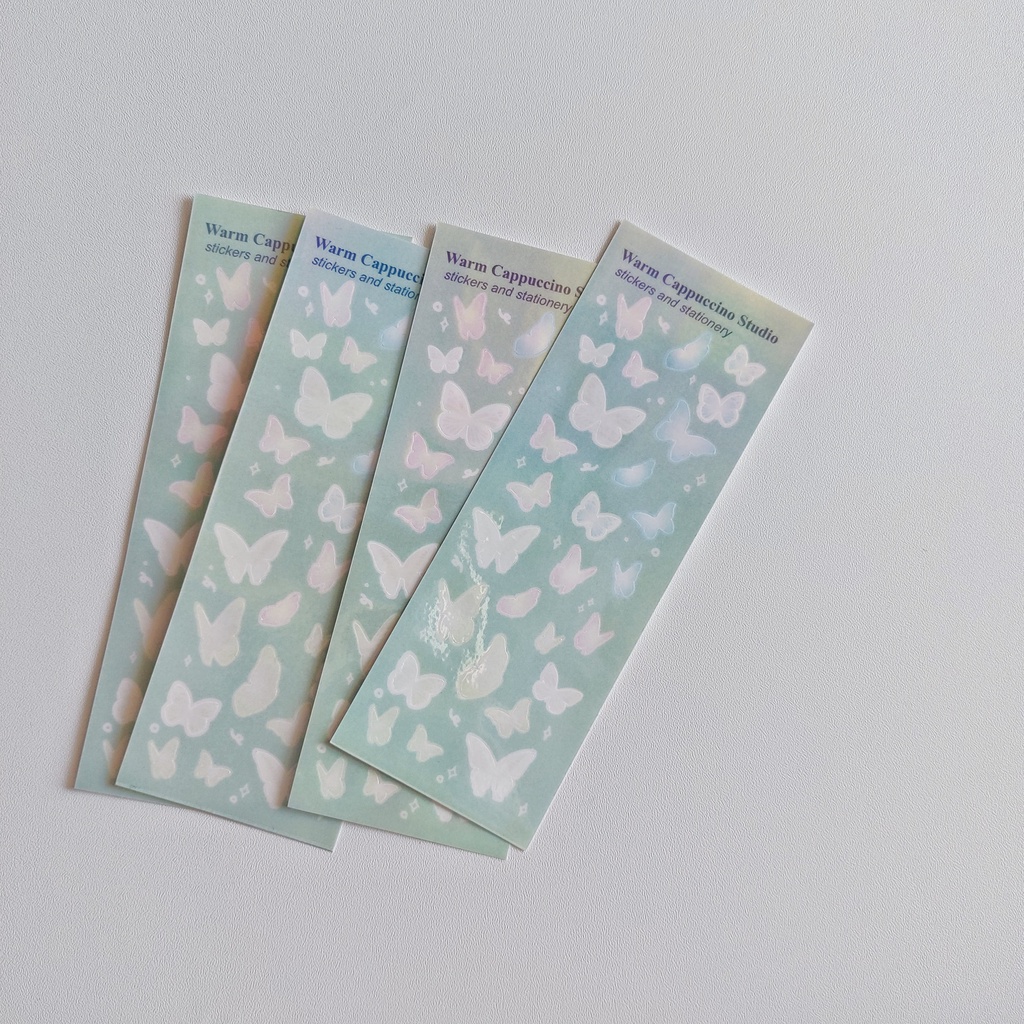 

[Warm Cappuccino] Sticker Deco Fairy World Edition ( Ribbon Confetti Toploader Polcos Polaroid Dekorasi Foto )