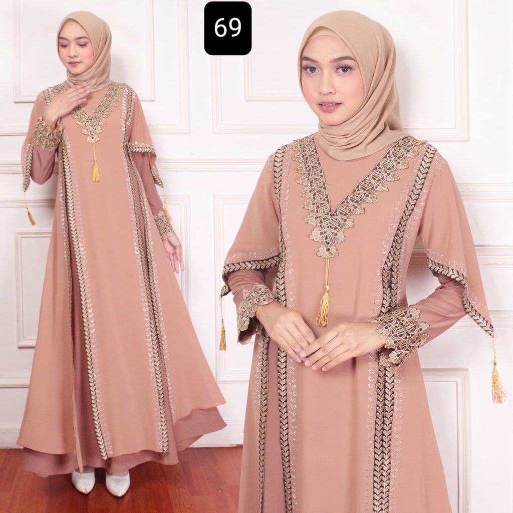 Abaya turkey premium terbaru 244
